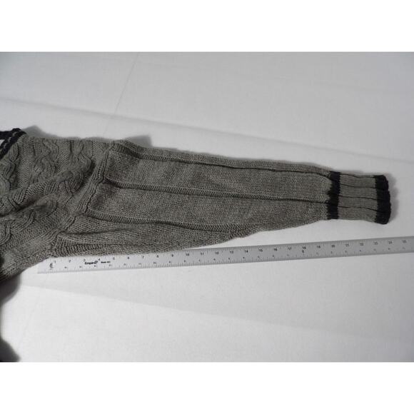 Vintage Concrete Made 4 Streets Sweater Mens Large Cable Knit Pullover Grandpa - Picture 8 of 9